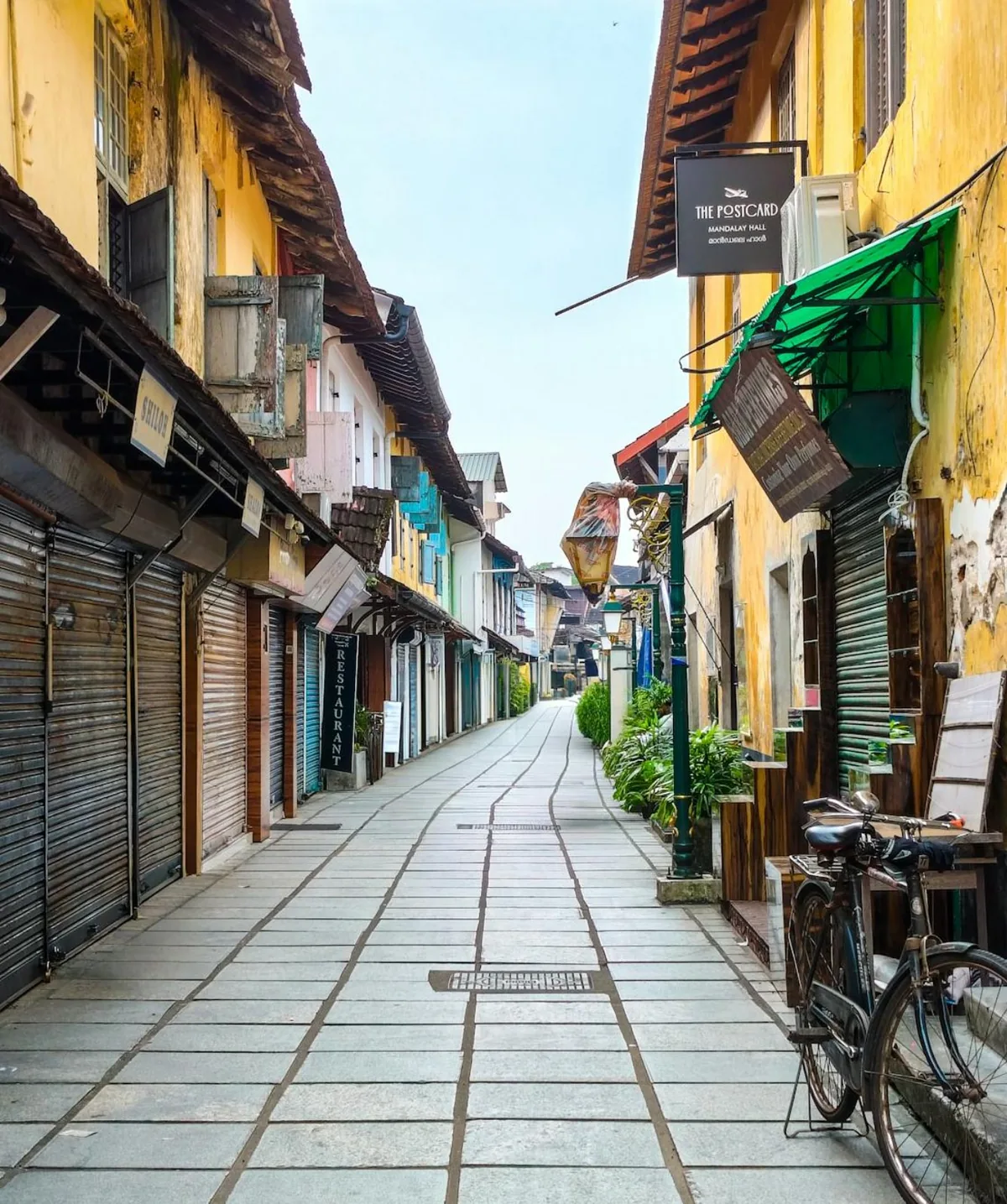 Fort Kochi old quarter lane, Kerala